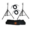 Mr. Dj SS750PKG Tripod Speaker Stand Package with Bag
