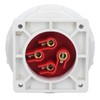 Waterproof Industrial Socket Nylon Brass 4 Pin Aviation Power Connector