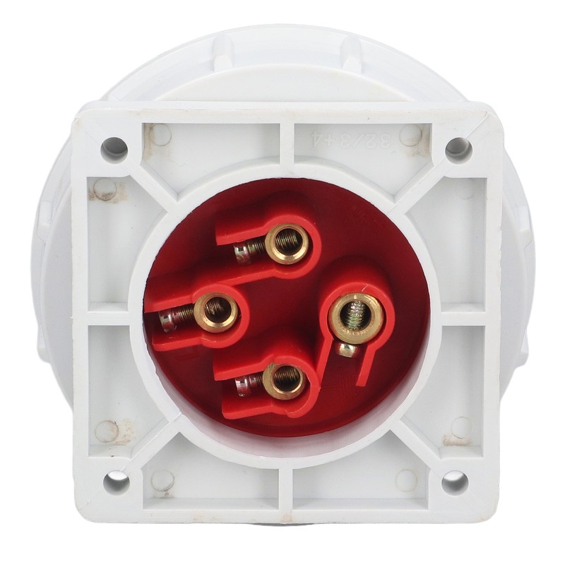 Waterproof Industrial Socket Nylon Brass 4 Pin Aviation Power Connector