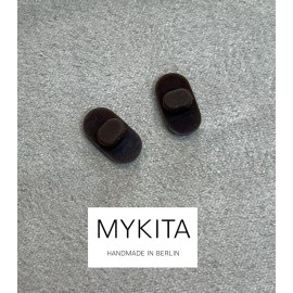 MYKITA New Replacement Silicone Nose Pads Mikita Sunglasses Eyeglasses Snap On Brown
