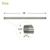 Naiture Brass 1/2" IPS X 18" Long Heavy Duty Threaded