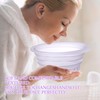 Face Bowl for Ice, Face Ice Bath Bowl, with Built-in