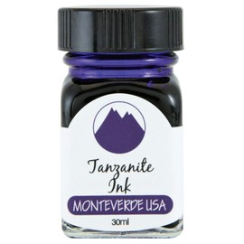 Monteverde G309TA 30 ml Gemstone Fountain Pen Ink Bottle- Tanzanite