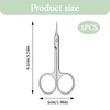 Dryxog Nail Scissors Professional Cuticle Scissors Extra Fine Cuticle Scissors