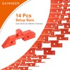GAINNEER Router Table Setup Bars - 14 Pcs Precision Woodworking