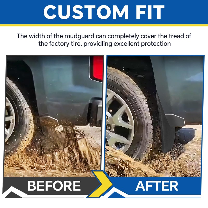 Mud Flaps for 2018 2017 2016 2015 2014Chevy Silverado 1500