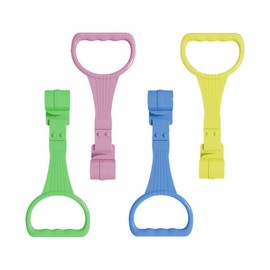 HYFZOD 4 Pezzi maniglie box bambini, Anelli Lettino per Aiutare i Bambini a Imparare a Stare in Piedi, Appesi Sopra il Lettino da Campeggio, Grande
