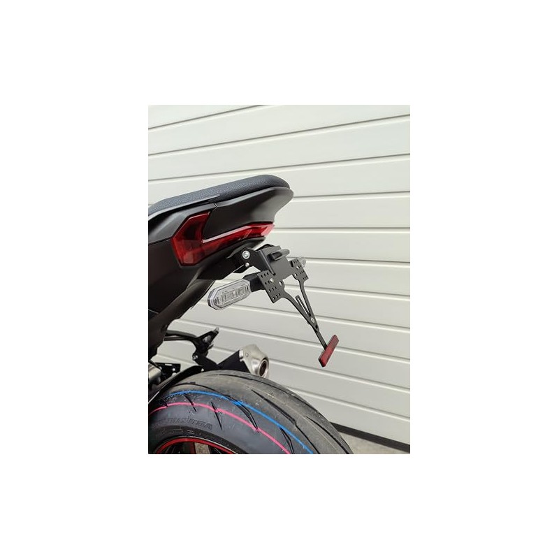 Short License Plate Holder for Kawasaki Z900 from 2025 License
