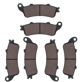Cyleto Front and Rear Brake Pads for Honda NT 650 2002-2005 VFR 800 1998-2005 XL 1000V Varadero Non ABS 2003-2006 CBR 1100 Blackbird 1997-2008