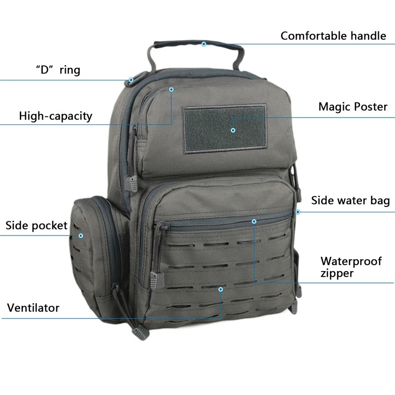 LQ Laser Cut Tactical Gear Sport American Warehouse Waterproof Shoulder