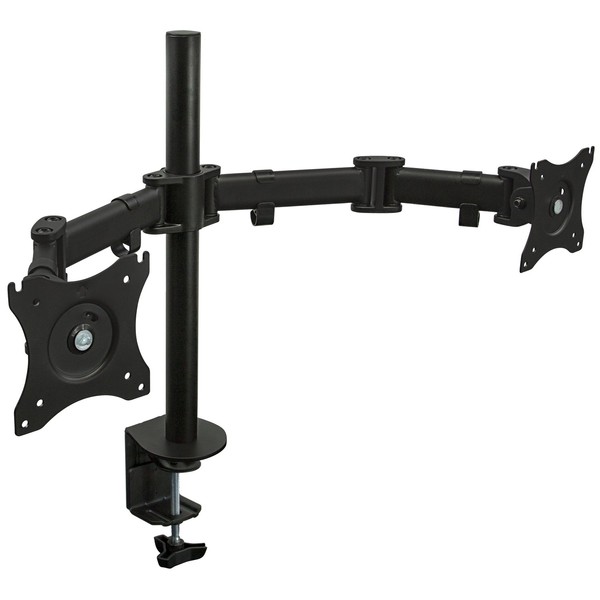 Mount-It! Dual Monitor Mount | Double Monitor Desk Stand Arm