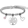 HULALA Daughter In Law Charm Bracelet Gifts For Birthday Christmas