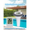 Hot Tub Thermometer 433MHz/100M, Digital Pool Thermometer Floating With Display