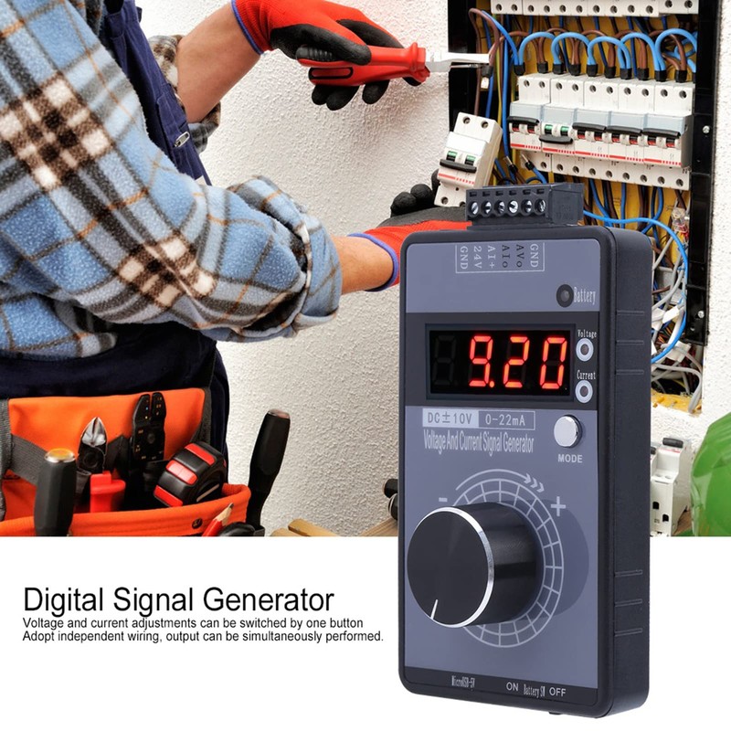 Handheld 0-10V 0-22MA Digital Voltage Current Generator Transmitter Analog Simulator