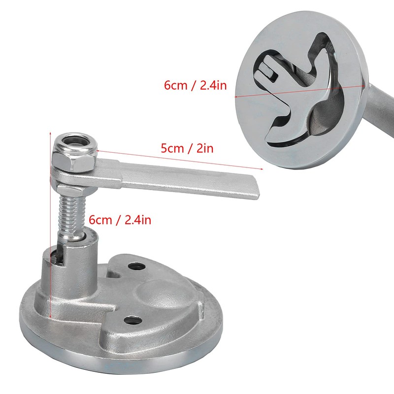 Boat Hatch Fastener Flush Lock for Boat Hatches Rotating Lifting
