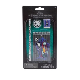 Nightmare Before Christmas Jack and Sally 4 Piece Study Set