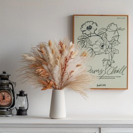 Unbranded 17inch 73 Pieces Natural Dried Reed Bouquet House Living Room Bouquet Decoration