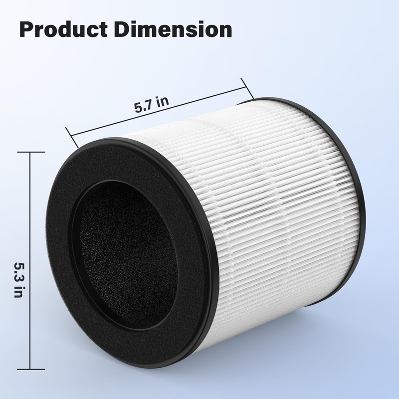 FMDZFL B-D02L Filter Replacement for MOOKA/KOIOS B-D02L Air Puri Fier