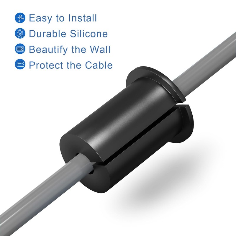 ELFCULB Starlink Cable Grommet (4 Pcs), Black