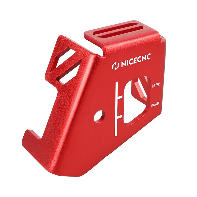 NICECNC Red Rear Brake Reservoir Guard Compatible with Honda XR650L