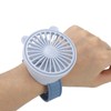 Protable Watch Fan with Adjustable Wristband Children Cartoon Electric Fan