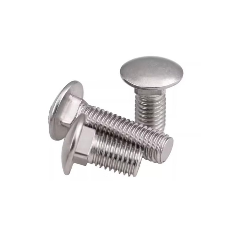 SYDARSYN Carriage Bolts Full Thread Round-Head Screws with Square Neck