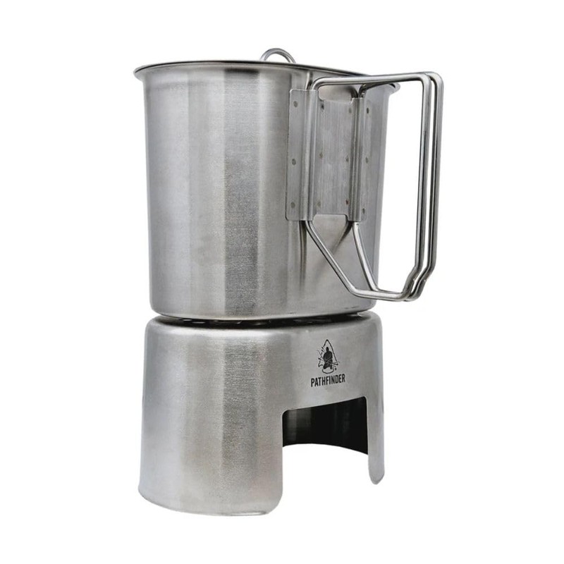 The Pathfinder School Metal Canteen Cooking Set - Survival Gear