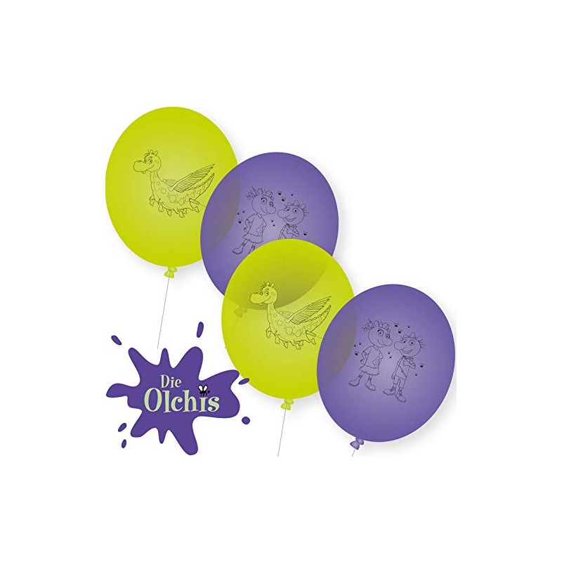 Olchis Balloons, Pack of 8, Olchis Party Decoration