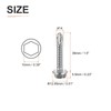 DTGN #14x1-1/2" Hex Washer Head Self Drilling Screws - 30Pack