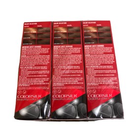 Revlon Permanent Hair Color Dye Colorsilk 4.4 oz 40 Medium Ash Brown 3 Pack