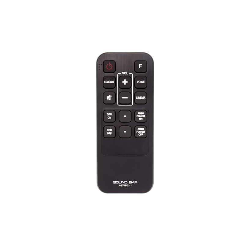 Replacement Remote Control AKB74815311 Sub AKB74815301 Suits for LG Soundbar