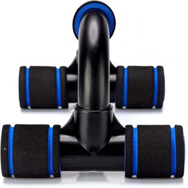 NTEK Push Up Bar Stands, Push Up Handles with Non-Slip Foam Grip for Chest Press, Cushioned Foam Handles Grip, Push Up Bars for Men & Women Gym Exercise Equipment Floor Fitness