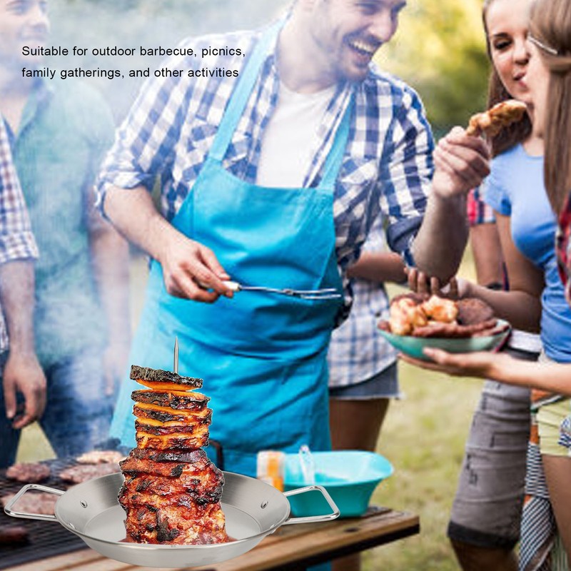 Vertical Skewer Grill Stainless Steel Detachable Multi Functional BBQ Grill