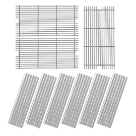 Votenli 54911 Cooking Grid Grates with 94091 Heat Plate Replacement for Viking VGBQ 30" T Series, VGBQ 40 T SER, VGBQ410-3RE, VGIQ410-3RE, VGBQ 41'T,VGBQ300T,VGBQ0302T, VGBQ3002RT Grill Parts