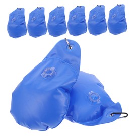 Kisangel Pool Cover Weights Bag 8pcs Winter Pool Cover Holder Leakproof Water Bags Heavy Duty Material