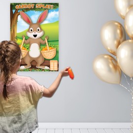 CARROT SPLAT – Fun Easter Party Game | Unlimited Player | Play with family, kids, school children over the Easter Holidays an ideal Easter Decoration or Accessories