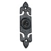 SKANDH Fleur Iron Doorbell Chime Push Button Antique Brass Powder