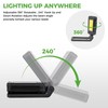 10L0L Golf Cart LED Dome Light, 360° Rotatable Magnetic Rechargeable