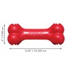 KONG Goodie Bone - Classic Durable Natural Rubber Dog Bone,