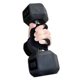 Verri | Calleras Gym sintéticas, Grip Pad para Levantamiento de Pesas, Crossfit, rutinas, Entrenamiento en Gimnasio, Negro, unitalla