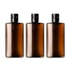 Natural Cosmetics Laboratory PET Bottle, Oval One-Touch Cap, Brown, 1.7