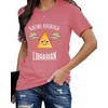 Read Shirt for Womens Nacho Average Librarian Funny Bookworm Library