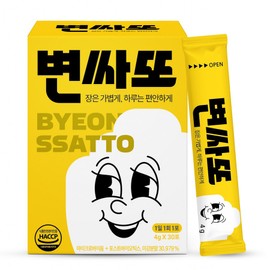 Byeonsatto Quick Bowel Movements Rice Bran Psyllium Husk Dietary Fiber Byeonsatto, 1 Box, 120g / 변사또 쾌변 미강 차전자피 식이섬유 변싸또, 1박스, 120g