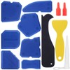 Caulking Tool, 12 Pieces Silicone Sealant Finishing Grout Tools Kit,