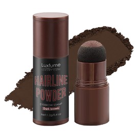 Root Cover Up Powder, Hairline Powder Dark Brown, Hair Root Colour Touch Up Instantly, Hair Roots Concealer Waterproof & Sweatproof, Grey Hair Cover Up For Women Men