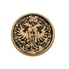 Gold Antique Buttons Metal Coin Eagle Costume Jacket (Pack of