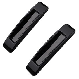 Sliding Door Pull Auxiliary Handle, 2 Pieces, Black, Double-Sided Tape, Double Sided Handle, I-type Pull, Convenient, Window/Window, Screen Door, Glass Door, Cupboard, Sliding Door Opening Assistance, Easy Pull, Convenient Goods