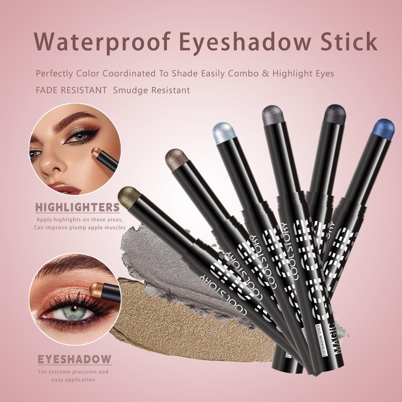 COOL STORY Eye Shadow Stick Cream Eyeshadow Set Brightener Highlighter