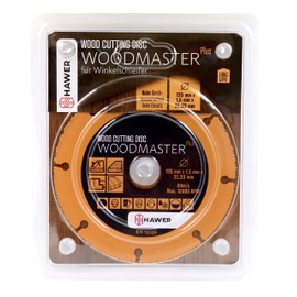 Hawer Woodmaster Plus Wood Cutting Disc for Angle Grinder, 125 mm Wood Cutting Disc