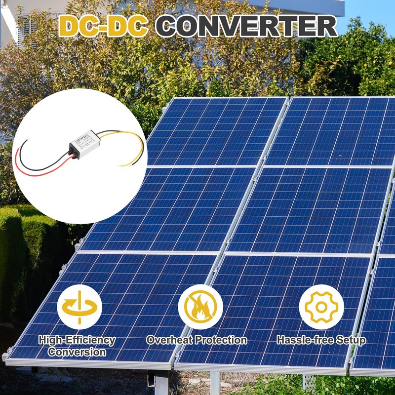 MECCANIXITY DC 24V to DC 12V Power Converter 3A 36W
